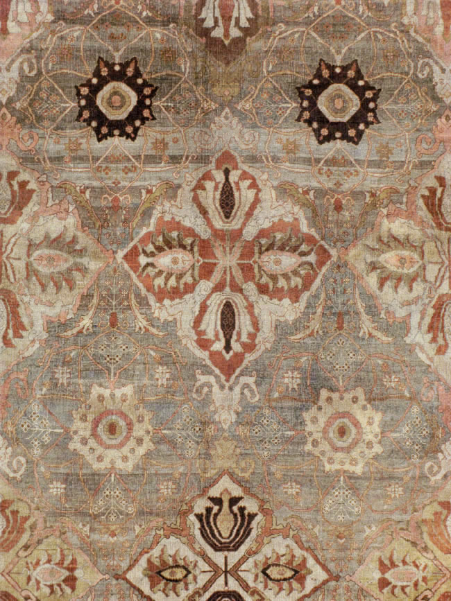 Antique Persian Bidjar Carpet, No.23352 - Galerie Shabab
