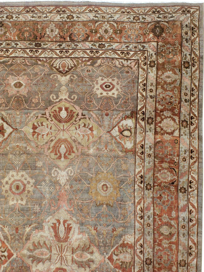 Antique Persian Bidjar Carpet, No.23352 - Galerie Shabab