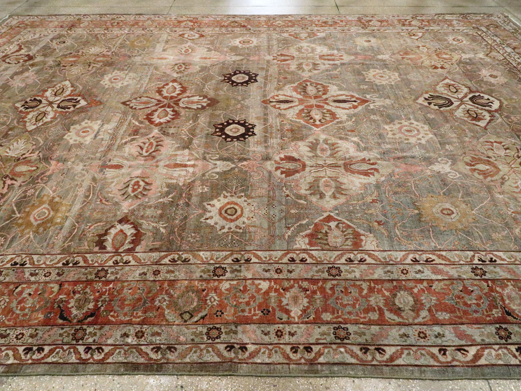 Antique Persian Bidjar Carpet, No.23352 - Galerie Shabab