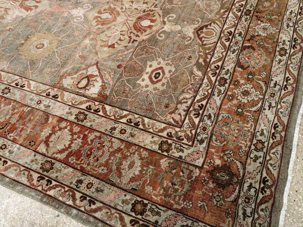 Antique Persian Bidjar Carpet, No.23352 - Galerie Shabab