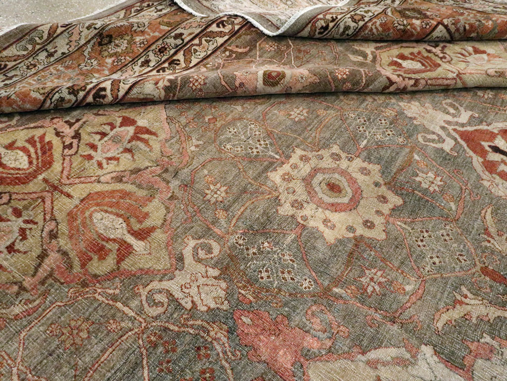 Antique Persian Bidjar Carpet, No.23352 - Galerie Shabab