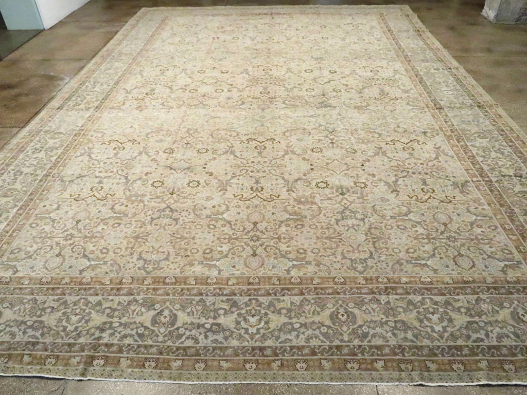 Antique Persian Tabriz Carpet, No.23353 - Galerie Shabab