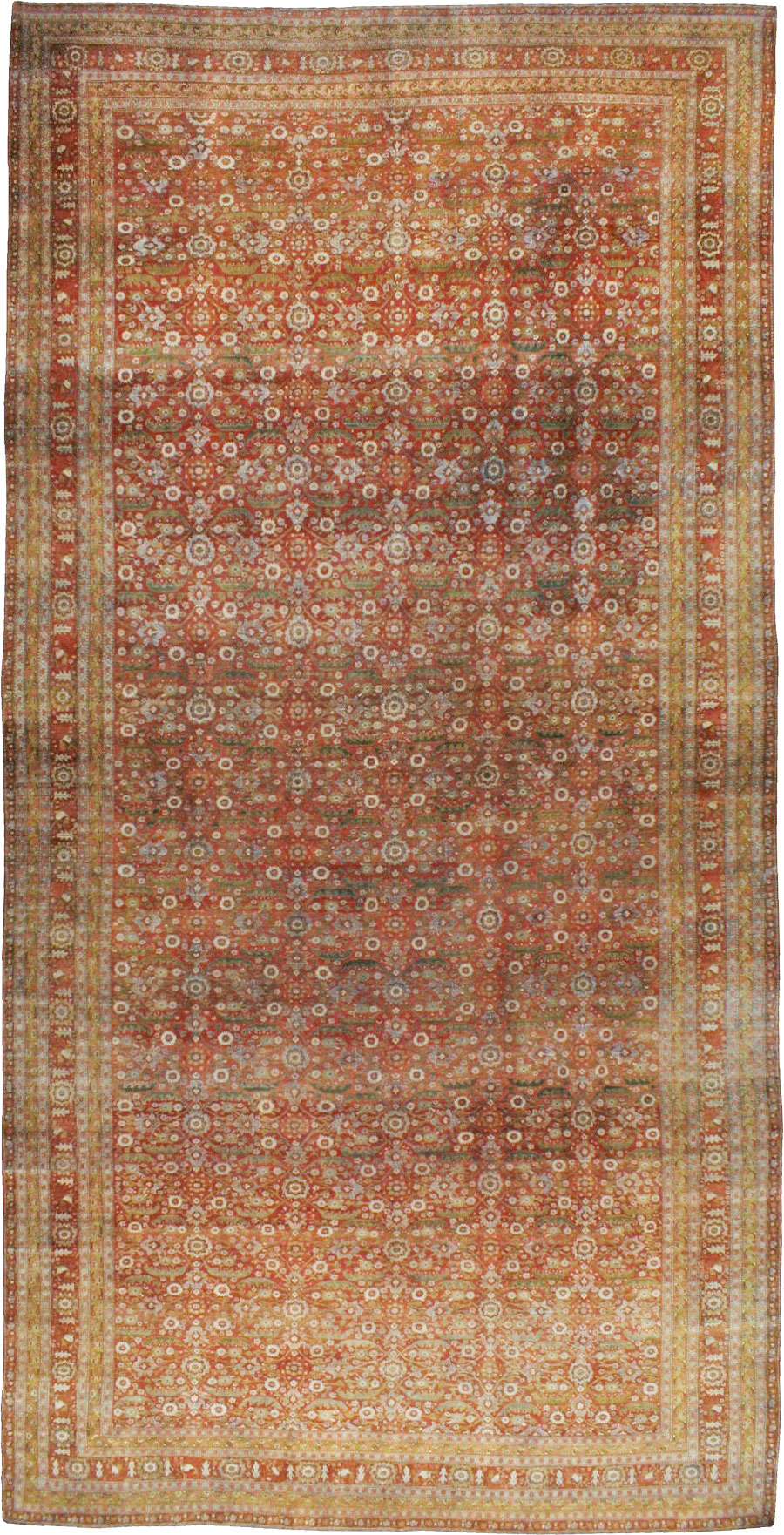 Antique Persian Senneh Malayer Carpet, No.23354 - Galerie Shabab
