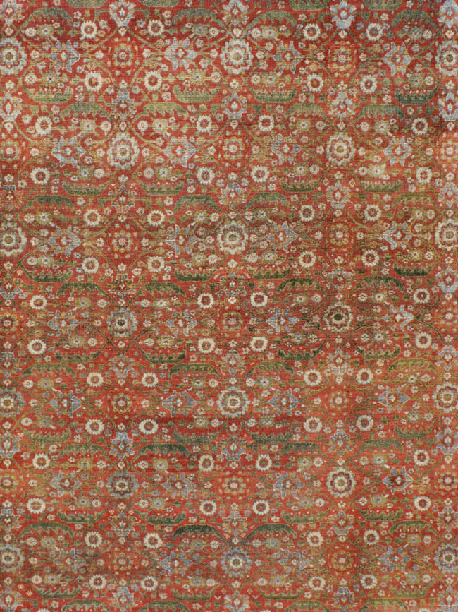 Antique Persian Senneh Malayer Carpet, No.23354 - Galerie Shabab