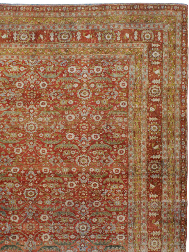 Antique Persian Senneh Malayer Carpet, No.23354 - Galerie Shabab