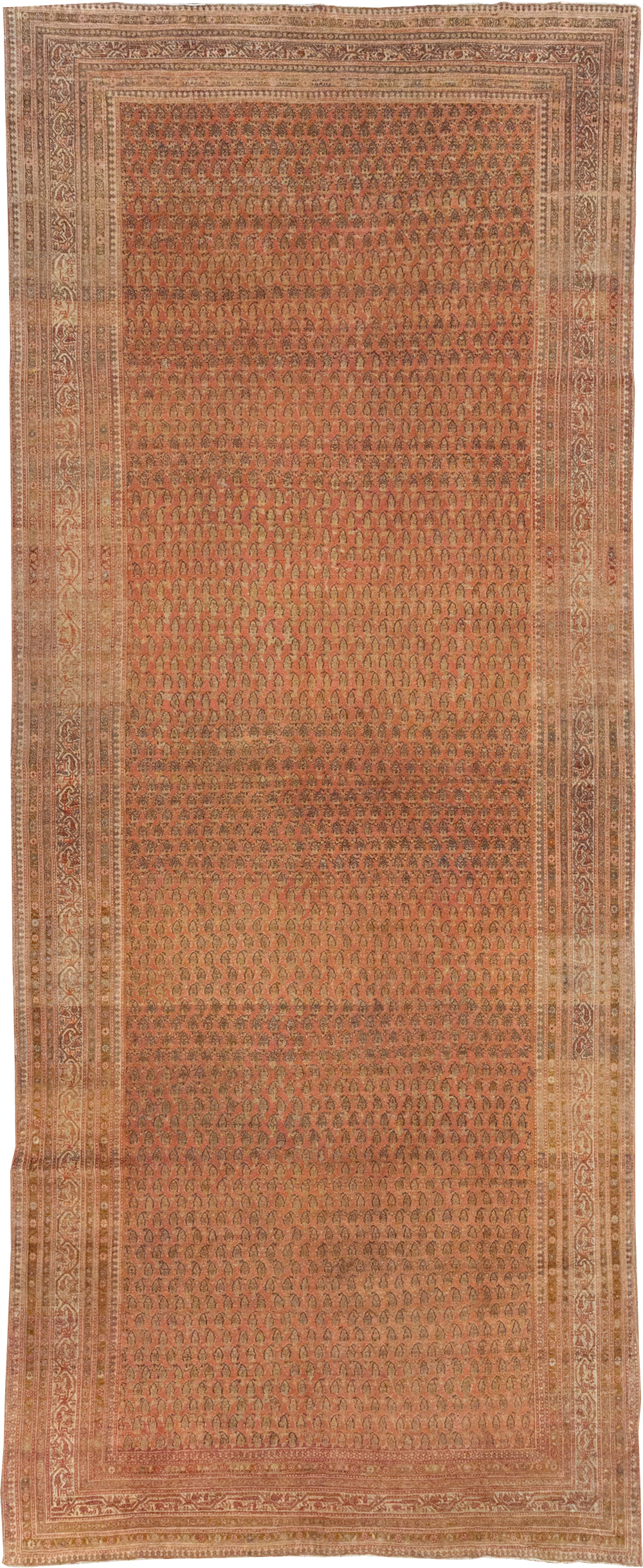 Antique Persian Malayer Gallery Carpet, No.23360 - Galerie Shabab