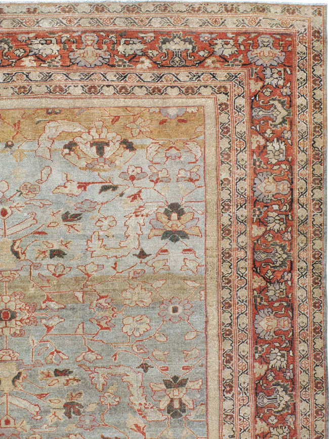 Antique Persian Mahal Carpet, No.23365 - Galerie Shabab