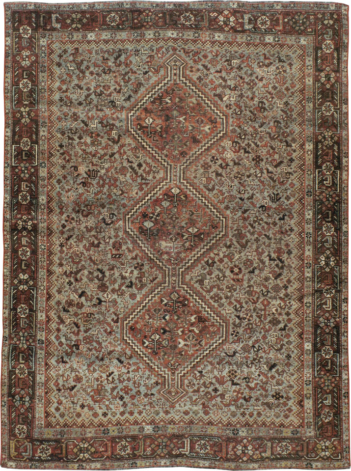 Antique Persian Afshar Rug, No.23373 - Galerie Shabab