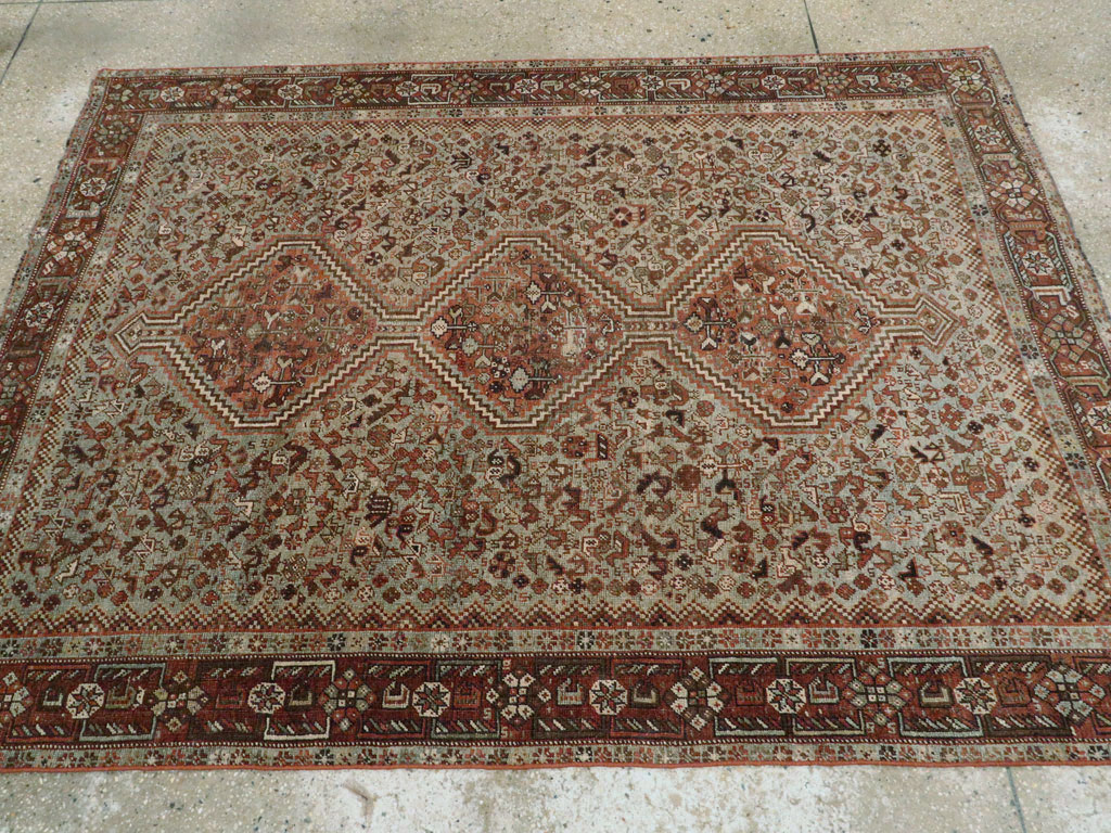 Antique Persian Afshar Rug, No.23373 - Galerie Shabab