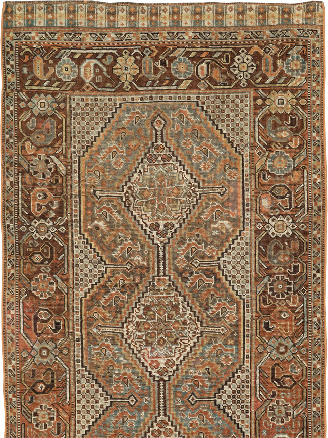 Antique Persian Shiraz Runner, No.23376 - Galerie Shabab