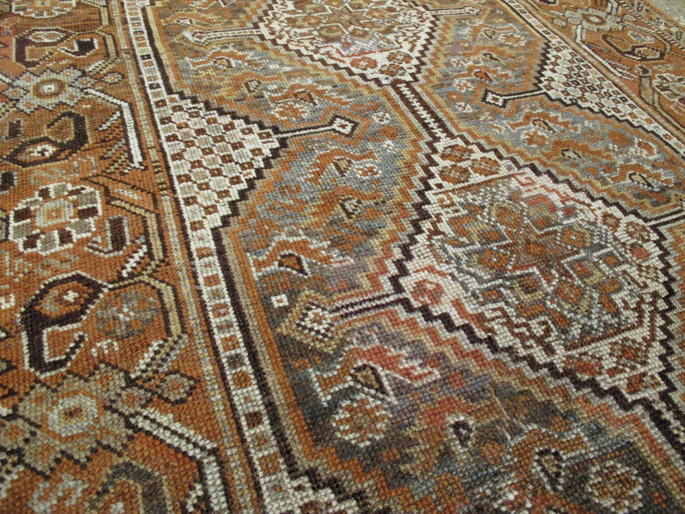 Antique Persian Shiraz Runner, No.23376 - Galerie Shabab