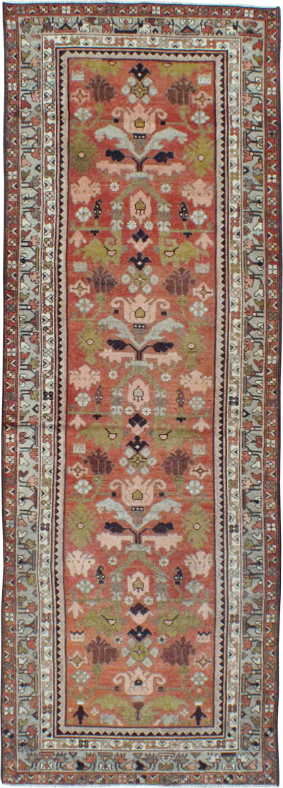Vintage Persian Malayer Gallery Carpet, No.23381 - Galerie Shabab
