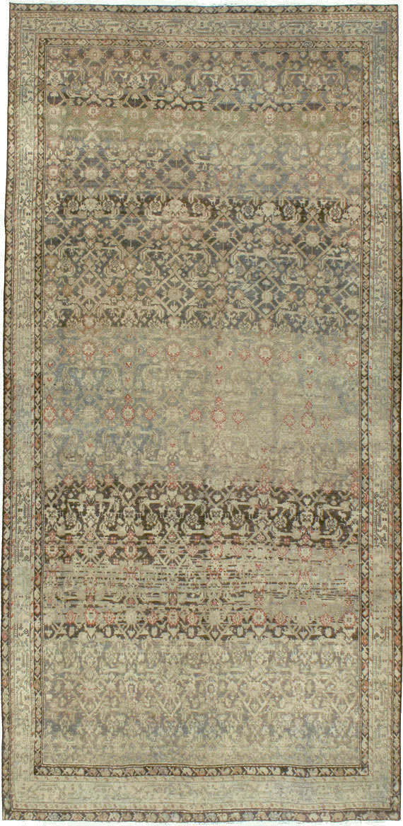 Vintage Persian Malayer Gallery Carpet, No.23384 - Galerie Shabab