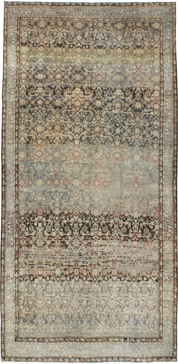 Vintage Persian Malayer Gallery Carpet, No.23384 - Galerie Shabab