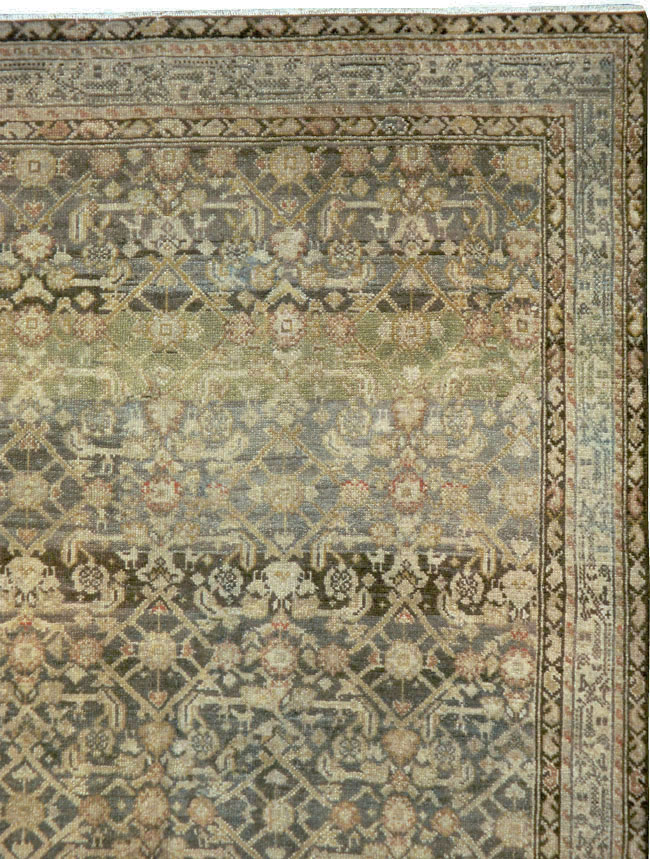 Vintage Persian Malayer Gallery Carpet, No.23384 - Galerie Shabab