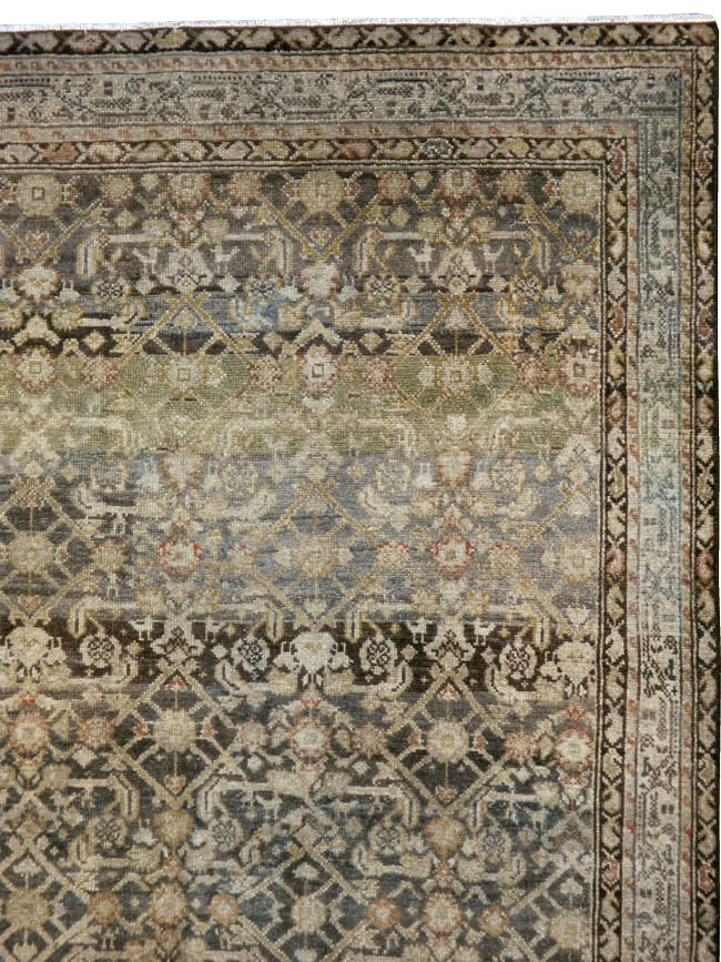 Vintage Persian Malayer Gallery Carpet, No.23384 - Galerie Shabab