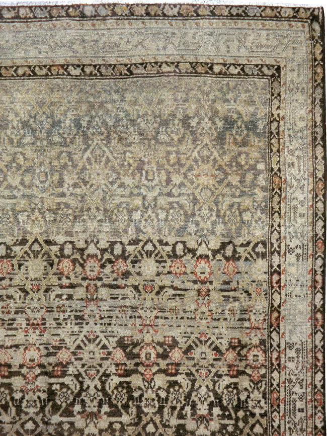 Vintage Persian Malayer Gallery Carpet, No.23384 - Galerie Shabab