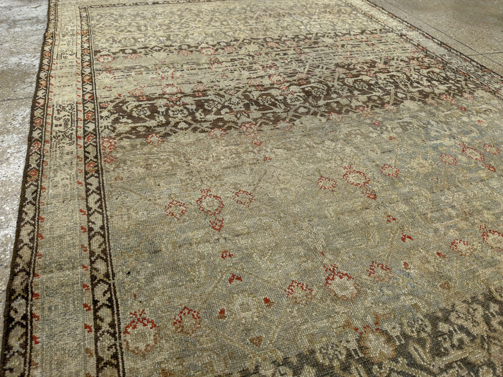 Vintage Persian Malayer Gallery Carpet, No.23384 - Galerie Shabab