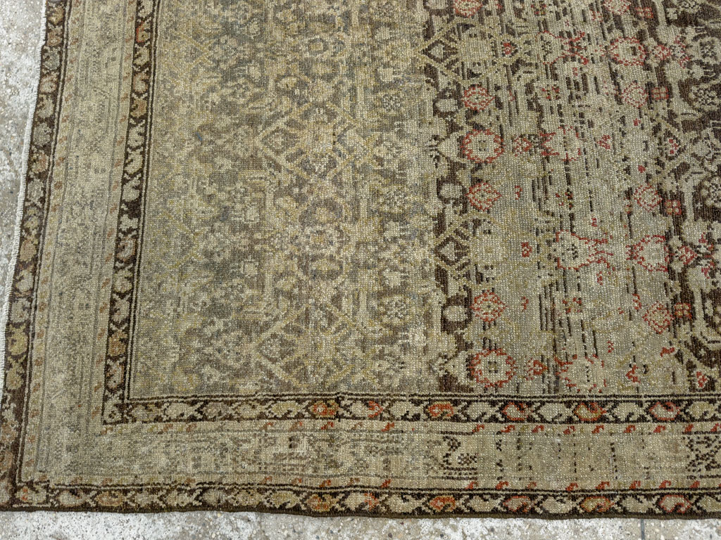 Vintage Persian Malayer Gallery Carpet, No.23384 - Galerie Shabab