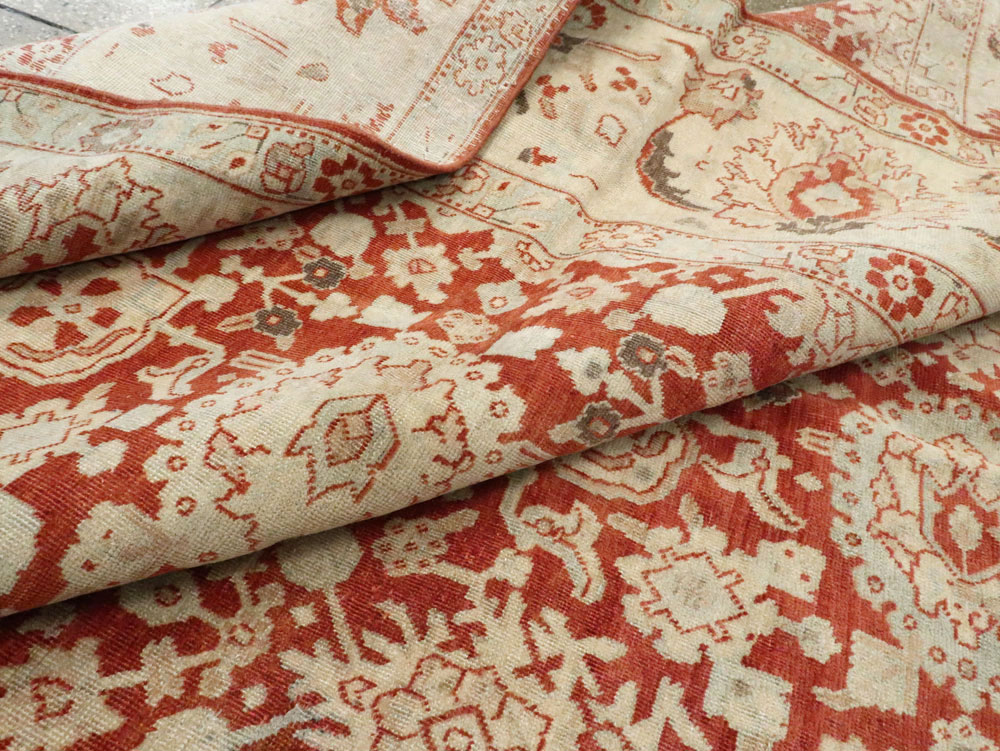 Antique Persian Tabriz Carpet, No.23386 - Galerie Shabab