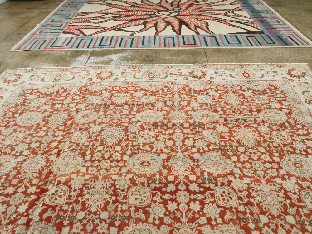 Antique Persian Tabriz Carpet, No.23386 - Galerie Shabab