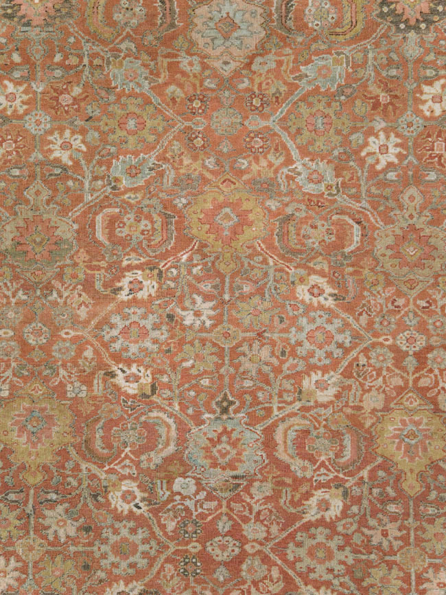 Antique Persian Mahal Room Size Carpet, No.23388 - Galerie Shabab