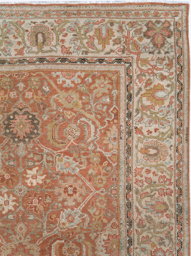 Antique Persian Mahal Room Size Carpet, No.23388 - Galerie Shabab