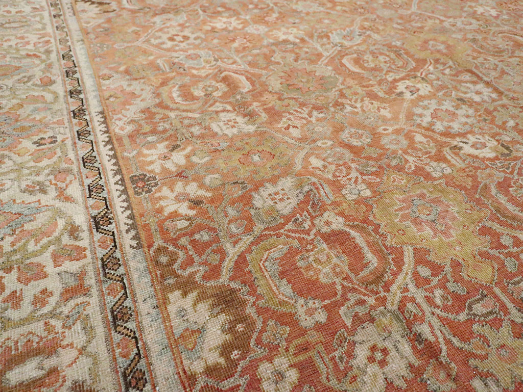 Antique Persian Mahal Room Size Carpet, No.23388 - Galerie Shabab
