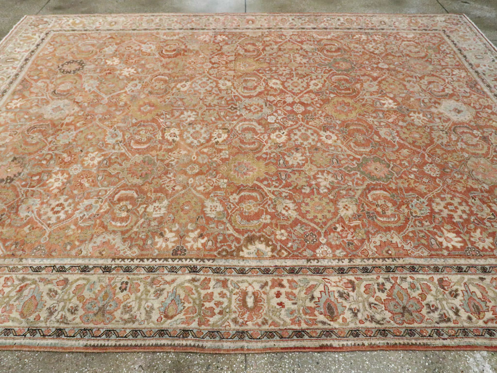 Antique Persian Mahal Room Size Carpet, No.23388 - Galerie Shabab