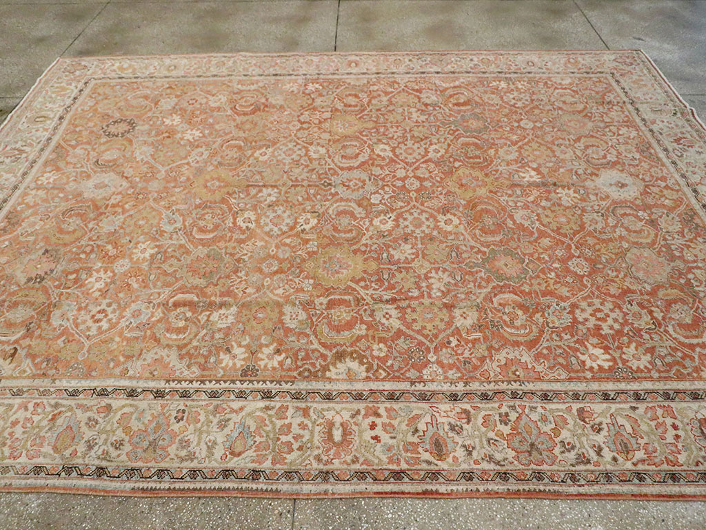 Antique Persian Mahal Room Size Carpet, No.23388 - Galerie Shabab