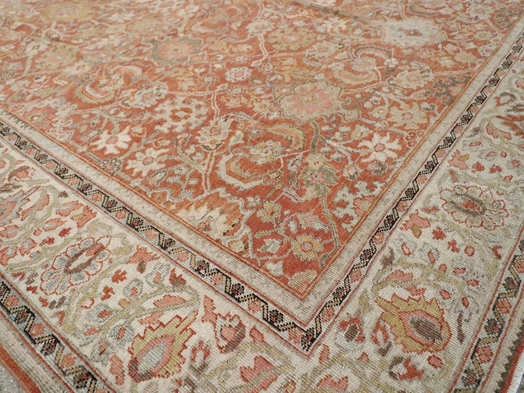 Antique Persian Mahal Room Size Carpet, No.23388 - Galerie Shabab