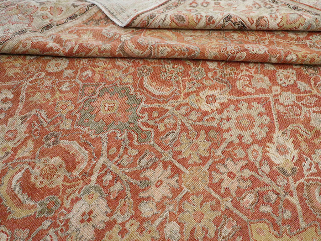 Antique Persian Mahal Room Size Carpet, No.23388 - Galerie Shabab