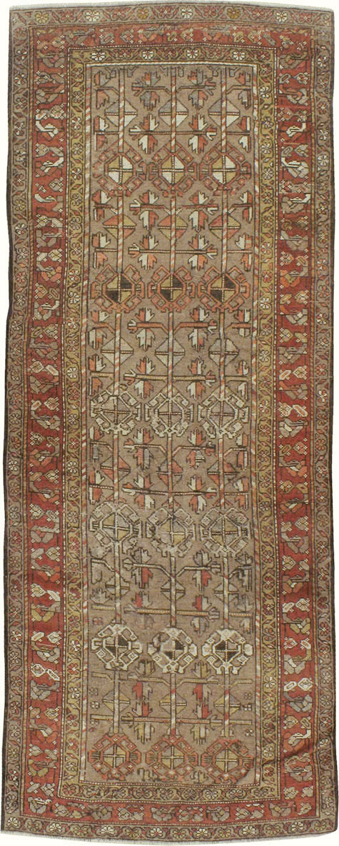 Vintage Persian Serab Gallery Carpet, No.23392 - Galerie Shabab