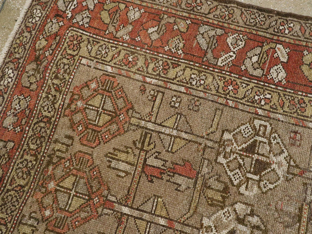 Vintage Persian Serab Gallery Carpet, No.23392 - Galerie Shabab