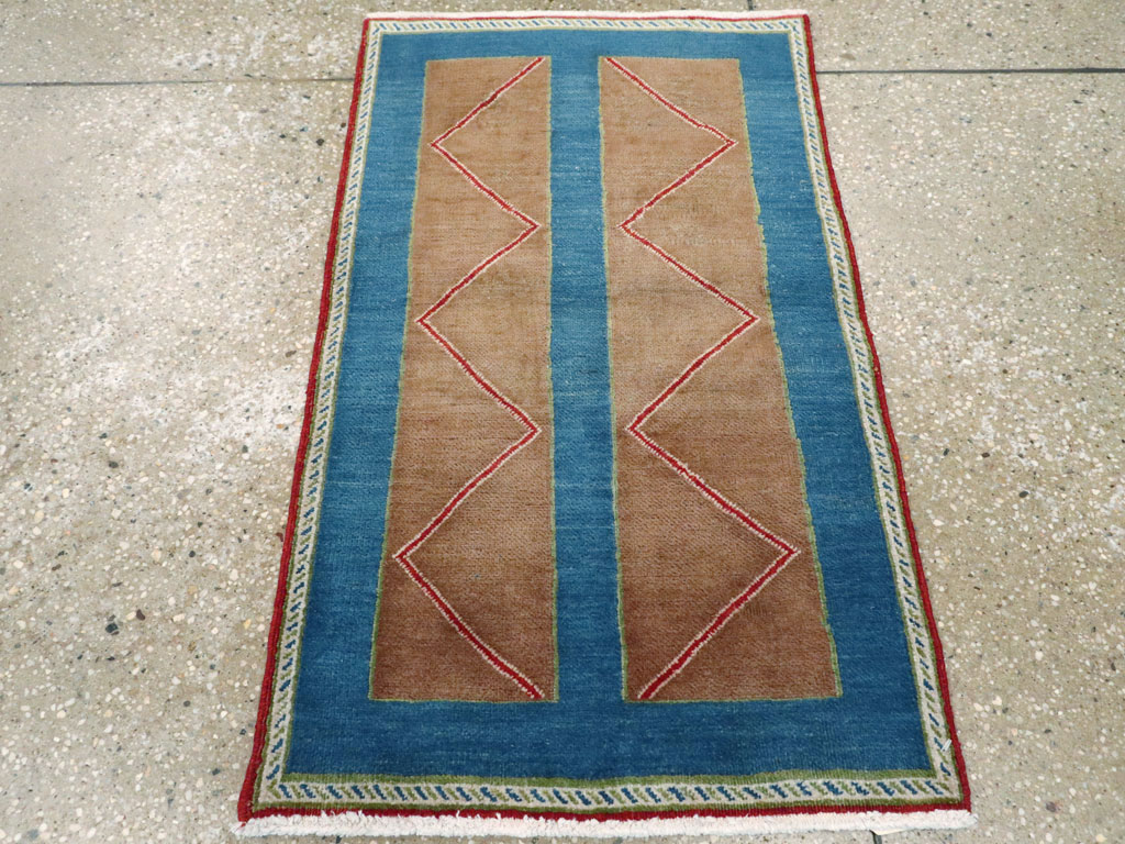 Vintage Persian Hamadan Art Deco Rug, No.23398 - Galerie Shabab