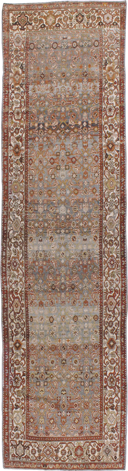 Vintage Persian Malayer Gallery Runner, No.23408 - Galerie Shabab