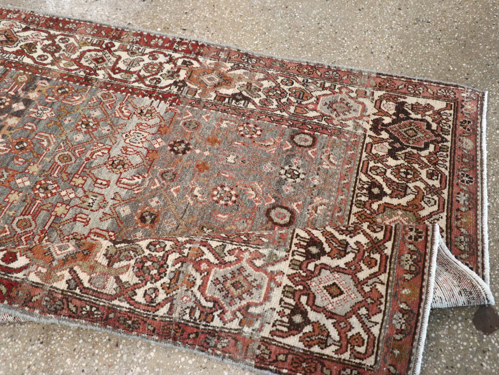 Vintage Persian Malayer Gallery Runner, No.23408 - Galerie Shabab