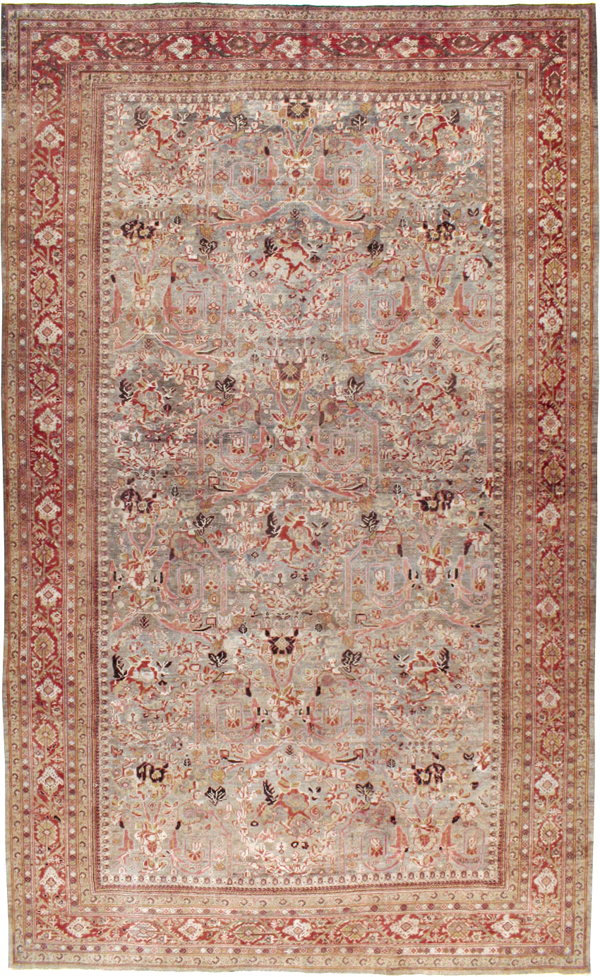 Antique Persian Mahal Carpet, No.23414 - Galerie Shabab