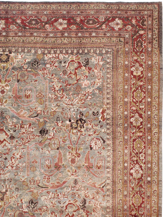 Antique Persian Mahal Carpet, No.23414 - Galerie Shabab