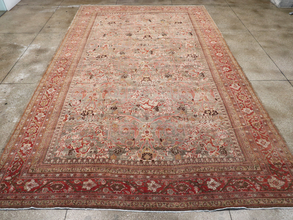 Antique Persian Mahal Carpet, No.23414 - Galerie Shabab