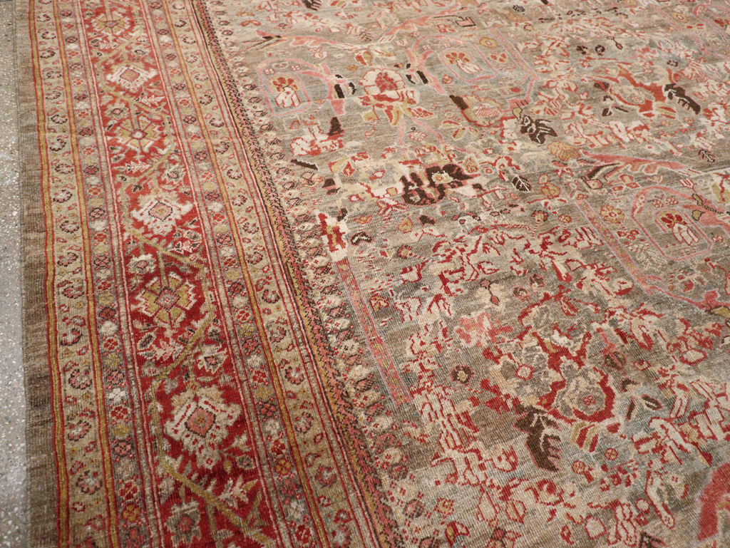 Antique Persian Mahal Carpet, No.23414 - Galerie Shabab