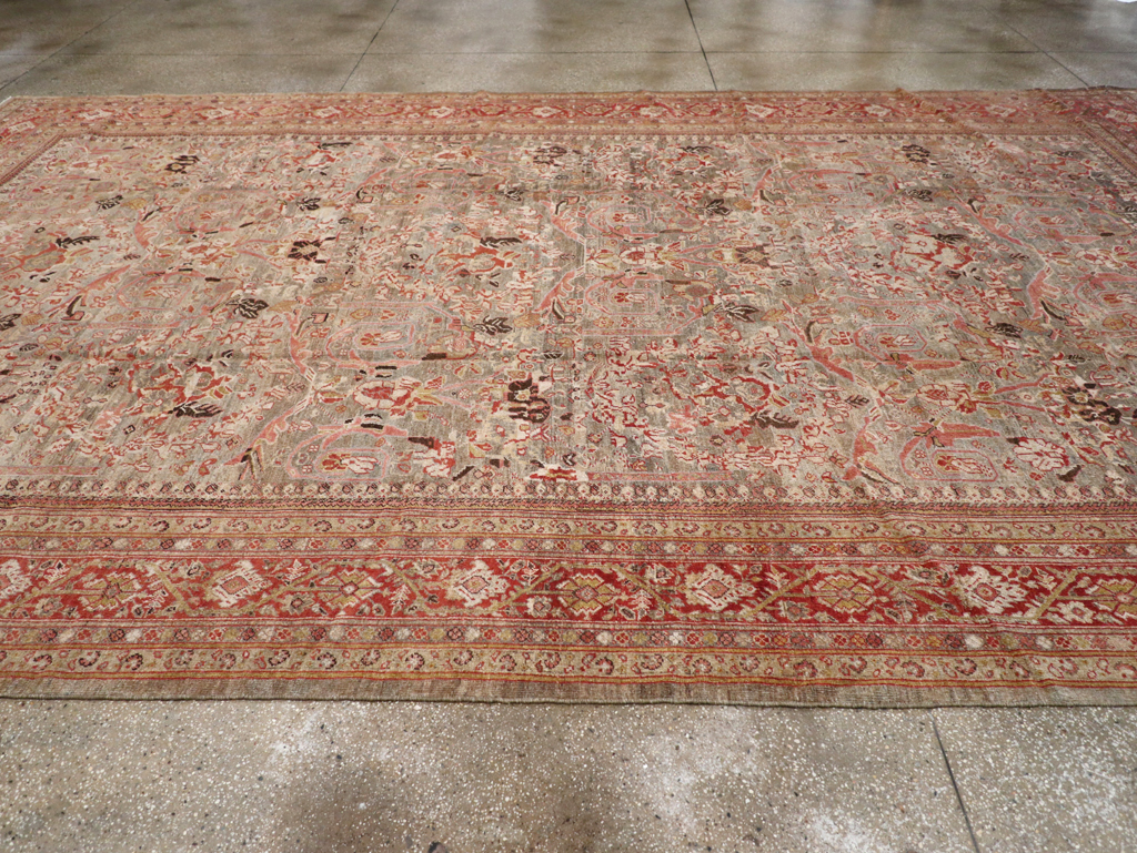 Antique Persian Mahal Carpet, No.23414 - Galerie Shabab