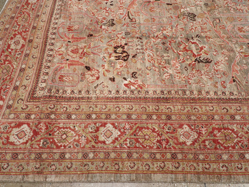 Antique Persian Mahal Carpet, No.23414 - Galerie Shabab