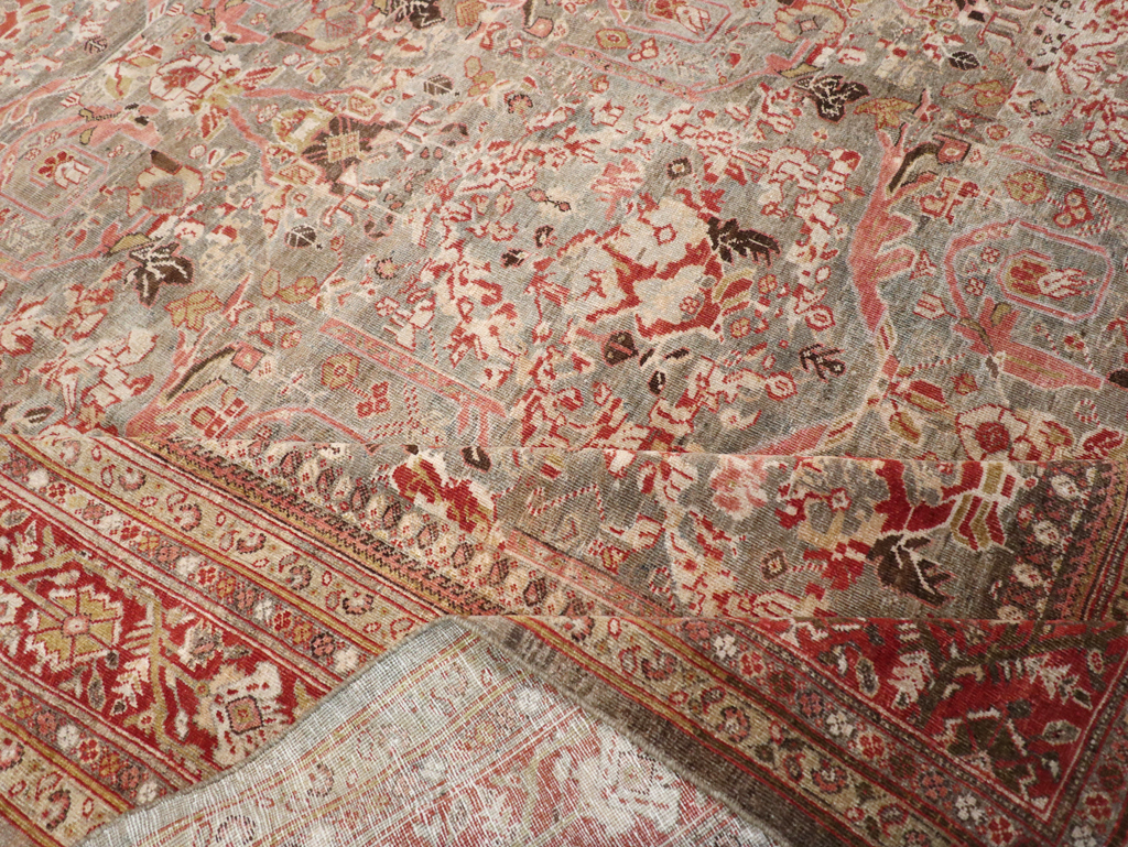 Antique Persian Mahal Carpet, No.23414 - Galerie Shabab