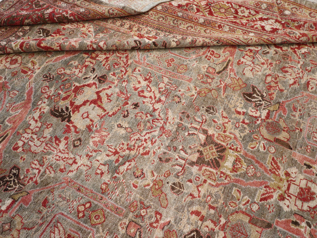 Antique Persian Mahal Carpet, No.23414 - Galerie Shabab