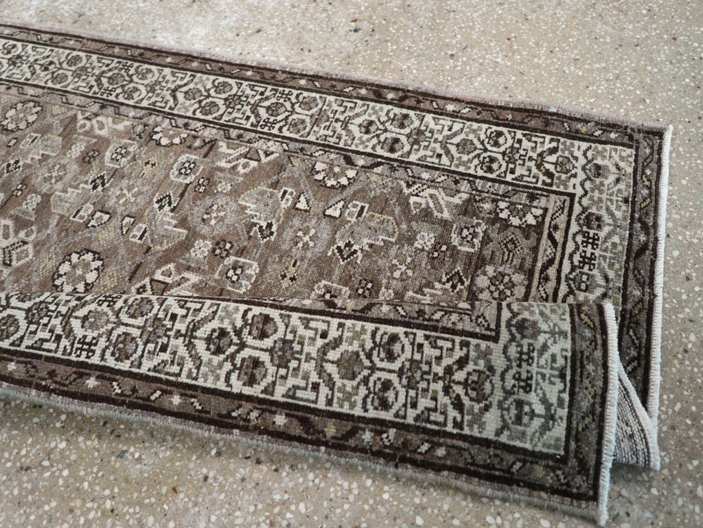 Vintage Persian Malayer Runner, No.23415 - Galerie Shabab
