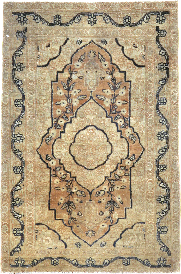Antique Persian Tabriz Hagi Jalili Rug, No.23416 - Galerie Shabab