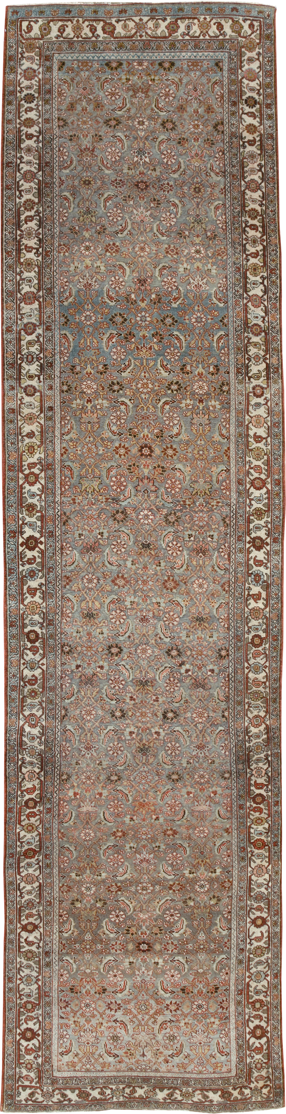Vintage Persian Malayer Gallery Runner, No.23418 - Galerie Shabab
