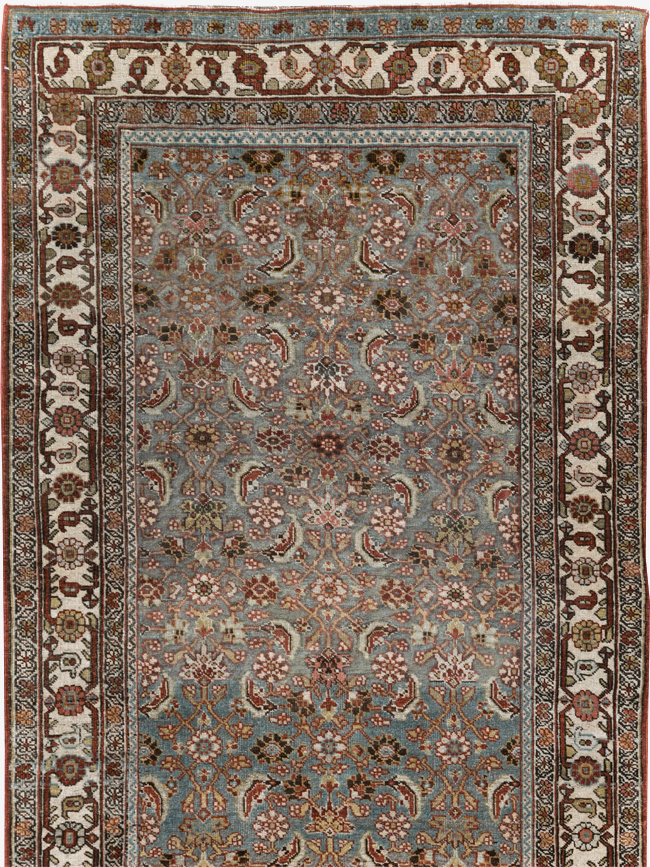 Vintage Persian Malayer Gallery Runner, No.23418 - Galerie Shabab