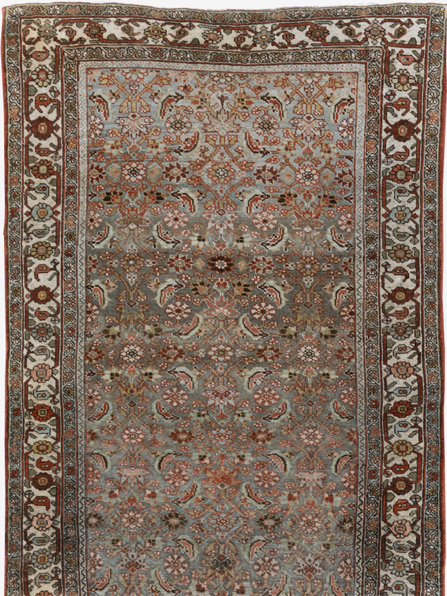 Vintage Persian Malayer Gallery Runner, No.23418 - Galerie Shabab